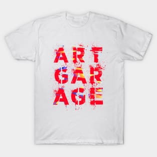 Street Art Garage Splash Graffiti T-Shirt